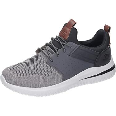 Imagem de Skechers Delson 3.0 Cicada Tênis masculino, Cinza/preto, 39