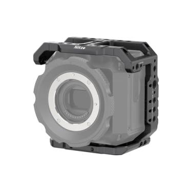 Imagem de Nitze Gaiola para Câmera Z CAM E2N, com Trilhos NATO Integrados, Vários Orifícios de Montagem e Braçadeira para Cabo HDMI - T-Z04A