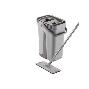 Imagem de Mop Flat Lava e Seca Menalux com Refil Extra de Microfibra NA