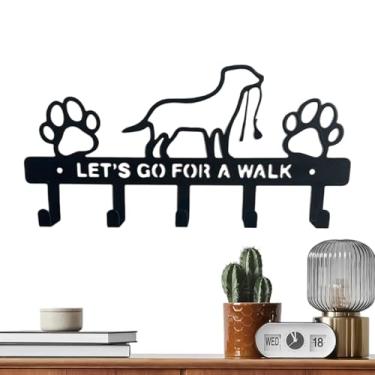 Imagem de Gancho de chave, metal multifuncional - suporte de chave de parede - para porta de entrada, banheiro, cozinha, bolsas, casacos, guarda-chuva, trelas de cachorro