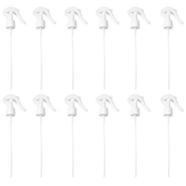 Imagem de 12 Unidades Pulverizador para jardinagem cabeça da bomba de distribuição de espuma pulverizadores bocal de Botão Garrafa de spray desencadear branco