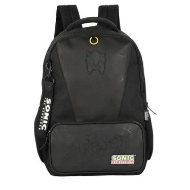Imagem de Mochila Escolar Costas SONIC Game Luxo Premium Original - Luxcel, pret