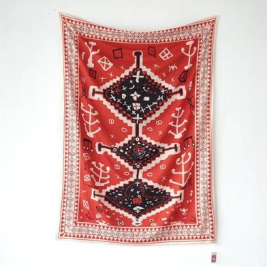 Imagem de Tapeçaria, totem africano marroquino, microtecido de parede 148x200cm 