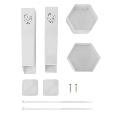 Imagem de aqxreight Alimentador de Casca de Ostra de Frango Com Tampa Superior Alimentador Automático de Grãos de Frango Suspenso por Gravidade