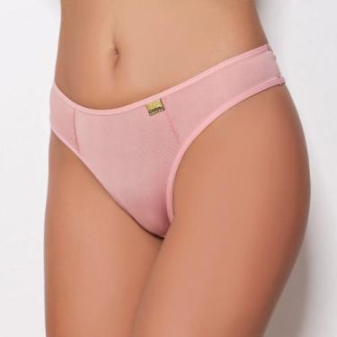 Imagem de Tanga Calcinha Fio Dental Lisa Sensual Cor:RomanceTamanho:GG - Kit Man