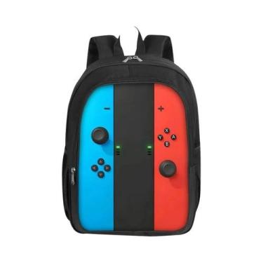 Imagem de Mochila Infantil 3D Em Camadas Duplas Com Padrão De Console De Jogos P