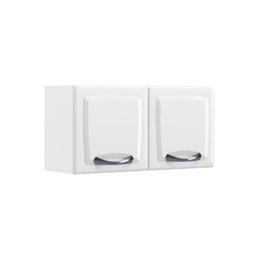 Imagem de Armario Aereo New Premium 80cm com 2 Portas Branco Itatiaia