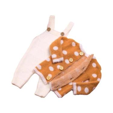 Imagem de Conjunto De Natal Para Bebê Recém-Nascido: Calças De Suspender De Tric