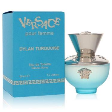 Imagem de Perfume Feminino Versace Pour Femme Dylan Turquoise 50 Ml Eau De Toilette