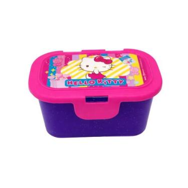 Imagem de Pote Plástico Box Kids Porta Lanches Mantimentos Infantil Viagem - - P