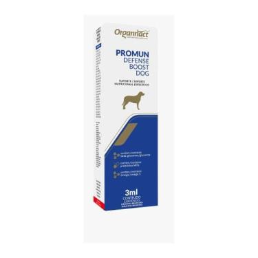 Imagem de Suplemento Nutricional Promun Defense Boost Dog Cães - 3Ml - Organnact