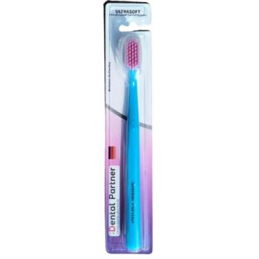 Imagem de Escova Dental Ultra Soft 5460 Cerda Ultra Macia Dental Partner, Azul-c