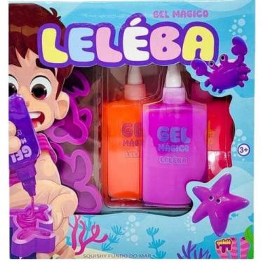Imagem de Leléba Gel Mágico Fundo do Mar Rosa Violeta E Laranja - DOCE BRINQUEDO