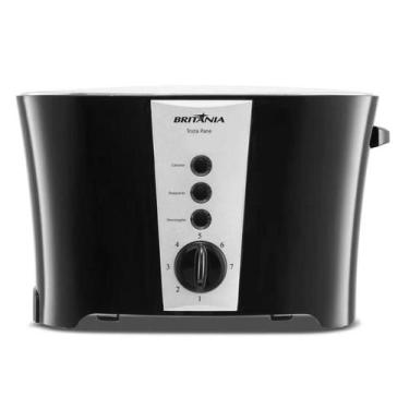 Imagem de Torradeira Britânia Tosta Pane PR 3 em 1 Inox 7 Níveis 850W, 110V