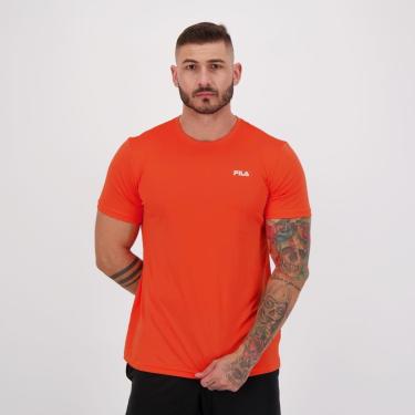 Imagem de Camiseta Fila Basic Sports Laranja-Masculino