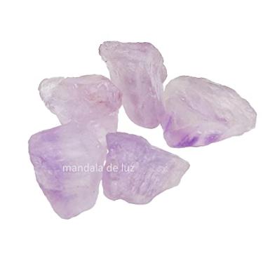 Imagem de Kit 5 Pedras Brutas de Ametista Cristais Naturais