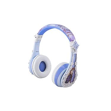Imagem de eKids Fones de ouvido Disney Frozen 2 Bluetooth com microfone, volume reduzido para proteger a audição, fones de ouvido sem fio ajustáveis para viagens escolares em casa, para fãs de Anna e Elsa