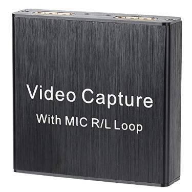 Imagem de Placa de gravação de vídeo USB USB, cartão de captura de vídeo para microfone, VLC Amcap para caixa de gravação OBS