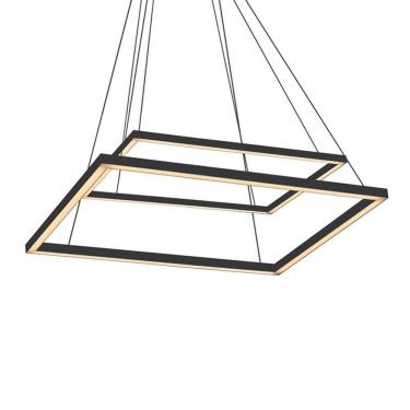 Imagem de Lustre Pendente Newline Fit Led 747 Bivolt Preto 4000K Luz Neutra