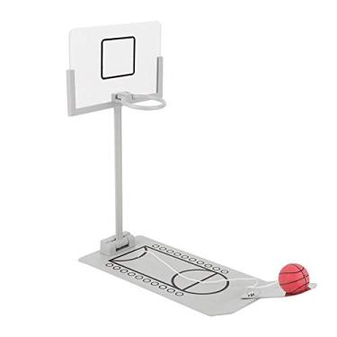 Imagem de Yosoo Mini Basketball Machine, Decorating Miniature Office Desk Decorations Basketball Hoop Toy Board Game for Basketball Lovers