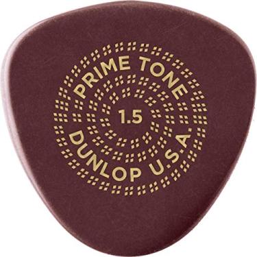 Imagem de Jim Dunlop Palheta de guitarra Dunlop Primetone semi-redonda lisa 1,5 mm Plectra esculpida - pacote com 3 (515P1.5)