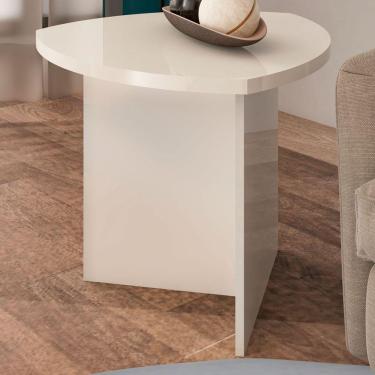 Imagem de Mesa De Canto Delta Off White - Artely Móveis
