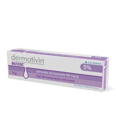 Imagem de Gel de Tratamento Antiacne Dermotivin Benzac com 15g 15g