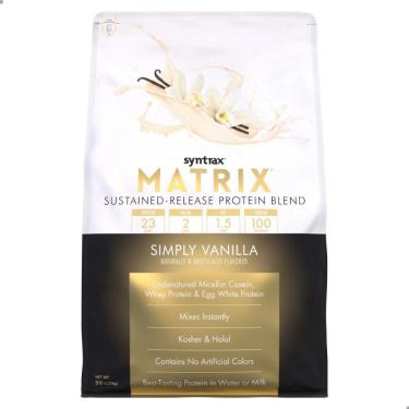 Imagem de BLEND PROTEIN SUSTAINED RELEASE MATRIX 2,27KG 5LBS SYNTRAX Simply Vanilla 