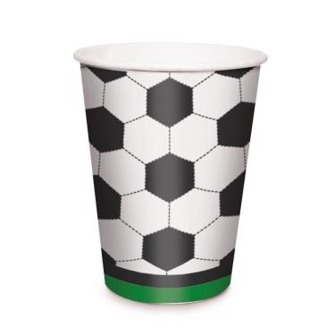 Imagem de Copo de Papel Festa Futebol 240Ml - 8 unidades - Cromus