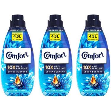 Imagem de Kit Amaciante de Roupa Comfort Intense Original - Concentrado 1L Cada 