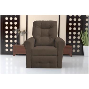 Imagem de Poltrona Reclinável Moderno 3 Posições Matrix Caravelli, Marrom
