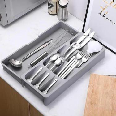 Imagem de Bandeja De Armazenamento De Cozinha, Recipiente, Talheres Organização,