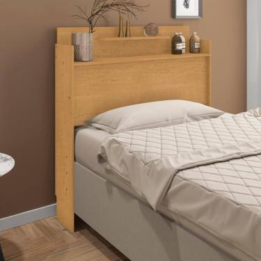 Imagem de Cabeceira Com 2 Prateleiras De Solteiro Delta Naturalle