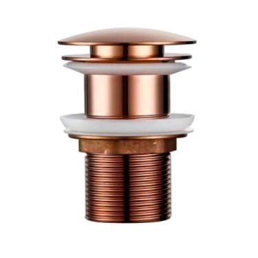 Imagem de Válvula Ralo Click Luxo Inteligente Inox P/cuba Rose  - MONTELAR, Valv