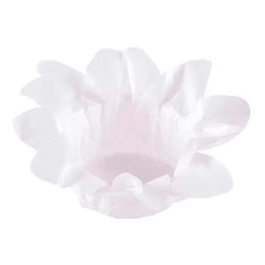 Imagem de Forminha Para Doces Finos - Lírio Papel Branco - 40 unidades - Decora 