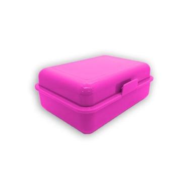 Imagem de Caixinha Lembrancinha Plástica Rosa 18cm x 7cm - 1 unidade - Rizzo - I