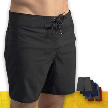 Imagem de Shorts SURF LISO Mauricinho Bermuda Praia Academia Tactel Verão 1043 -