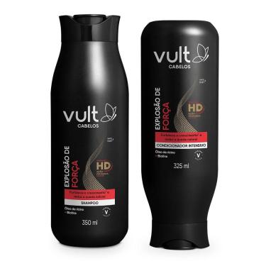 Imagem de Combo Vult Cabelos Explosão de Força: Shampoo 350ml + Condicionador 325ml