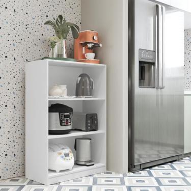 Imagem de Armário Organizador Multiuso para cozinha 2 prateleiras 3 nichos Star.