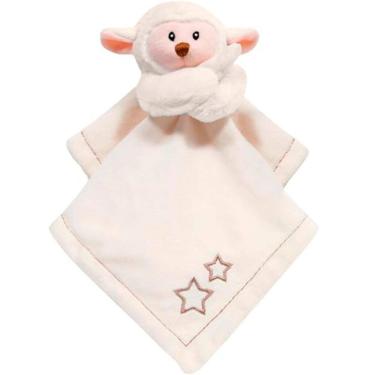 Imagem de Naninha Ovelhinha Pelúcia para Bebês Antialérgica Lavável Bege Buba