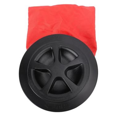 Imagem de Tampa de Acesso Ao Deck de 6 Polegadas ABS BUIT Em Bolsa de Ferramentas Placa de Escoamento Redondo de Inspeção Redonda Adequada para Vasos Marítimos de Iate RV Preto