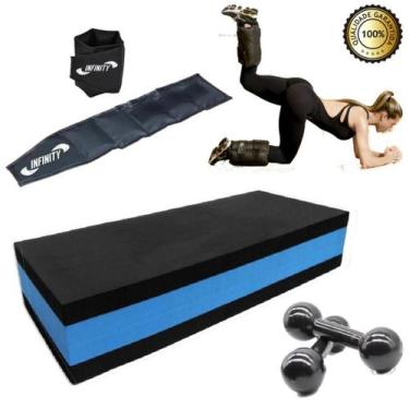 Imagem de Kit Funcional Step + Halter 2Kg + Caneleira 3 Kg - Infinity