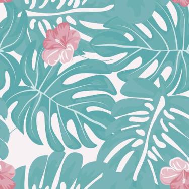 Imagem de Papel de Parede Adesivo Bege Efeito Tecido Linho Moderno Quarto Sala  