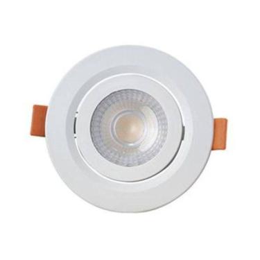 Imagem de Spot Led Slim Embutir Redondo Blumenau 6w 3000k Luz Branco Quente