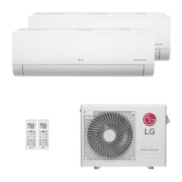 Imagem de Ar-Condicionado Multi Split Inverter LG 24.000 (1x Evap HW 12.000 + 1x