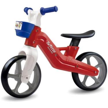 Imagem de Bicicleta Infantil Balance Bike Vermelha com Rodas Emborrachadas - Mar