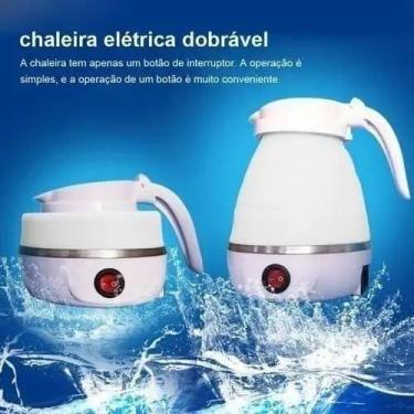 Imagem de Chaleira Elétrica Jarra De Silicone Dobrável 600Ml - Bc Bora Colega Sh