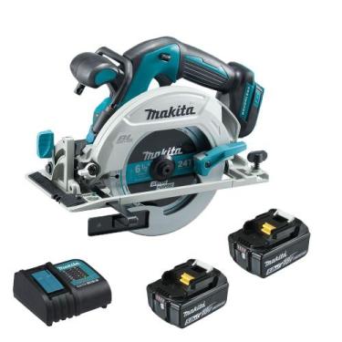 Imagem de Serra Circular 165mm 18V BL DHS680 2x 5.0Ah Bivolt Makita, Bivolt