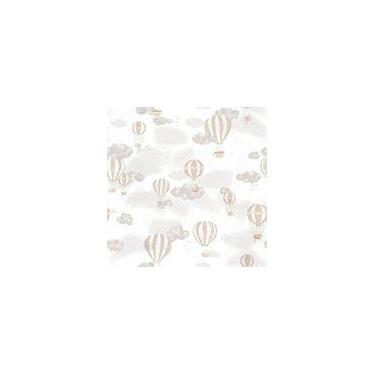 Imagem de Papel de parede infantil bobinex sonhos - balão bege ref 4245