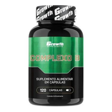 Imagem de Complexo B Growth Supplements Vitamina B12 Vitamínico Concentrado 120 Cápsulas